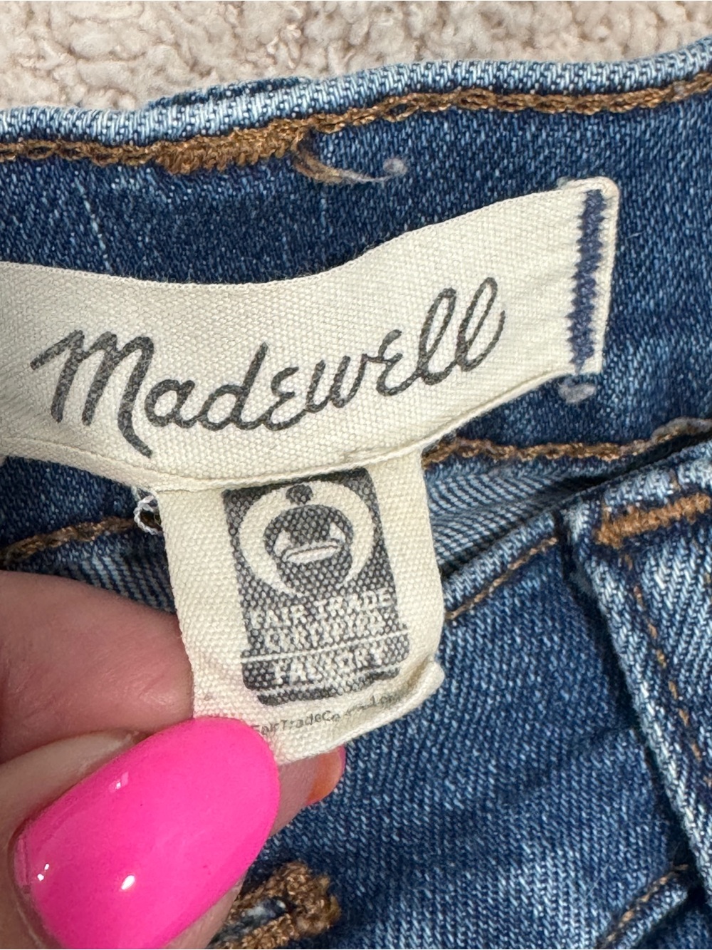 Madewell 10” High‑Rise Skinny Jeans Size 28 Fair Trade - Picture 3 of 9